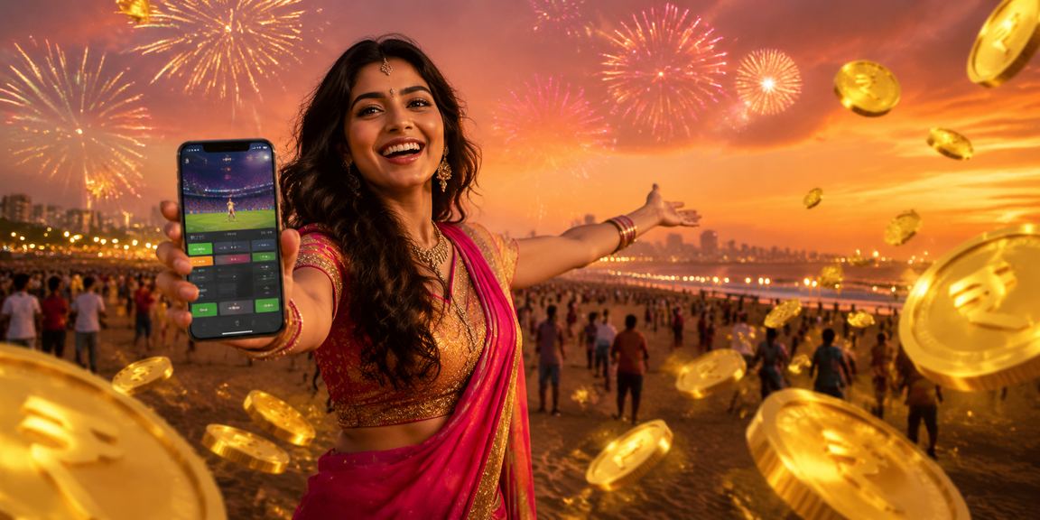 User playing live casino game on mobile in Chennai with INR interface